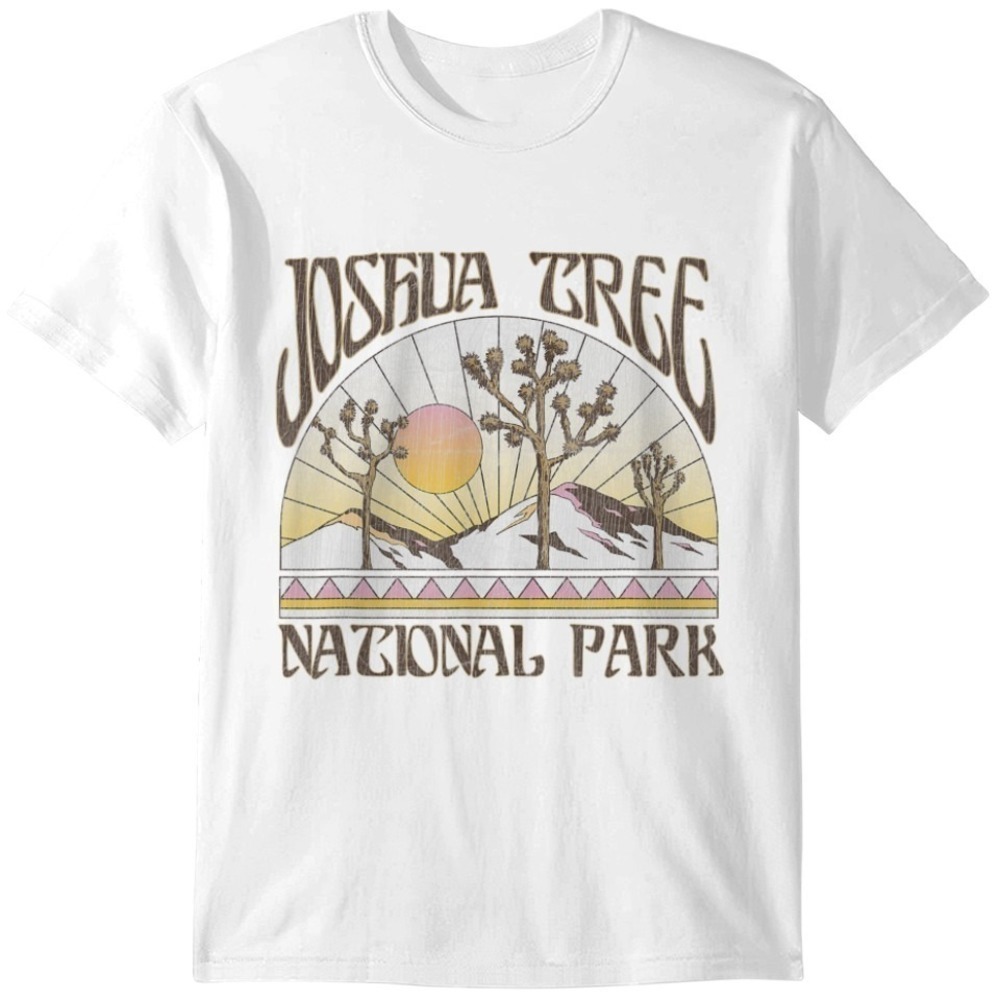 Joshua Tree National Park Retro Outdoor Camping Hike Tshirt
